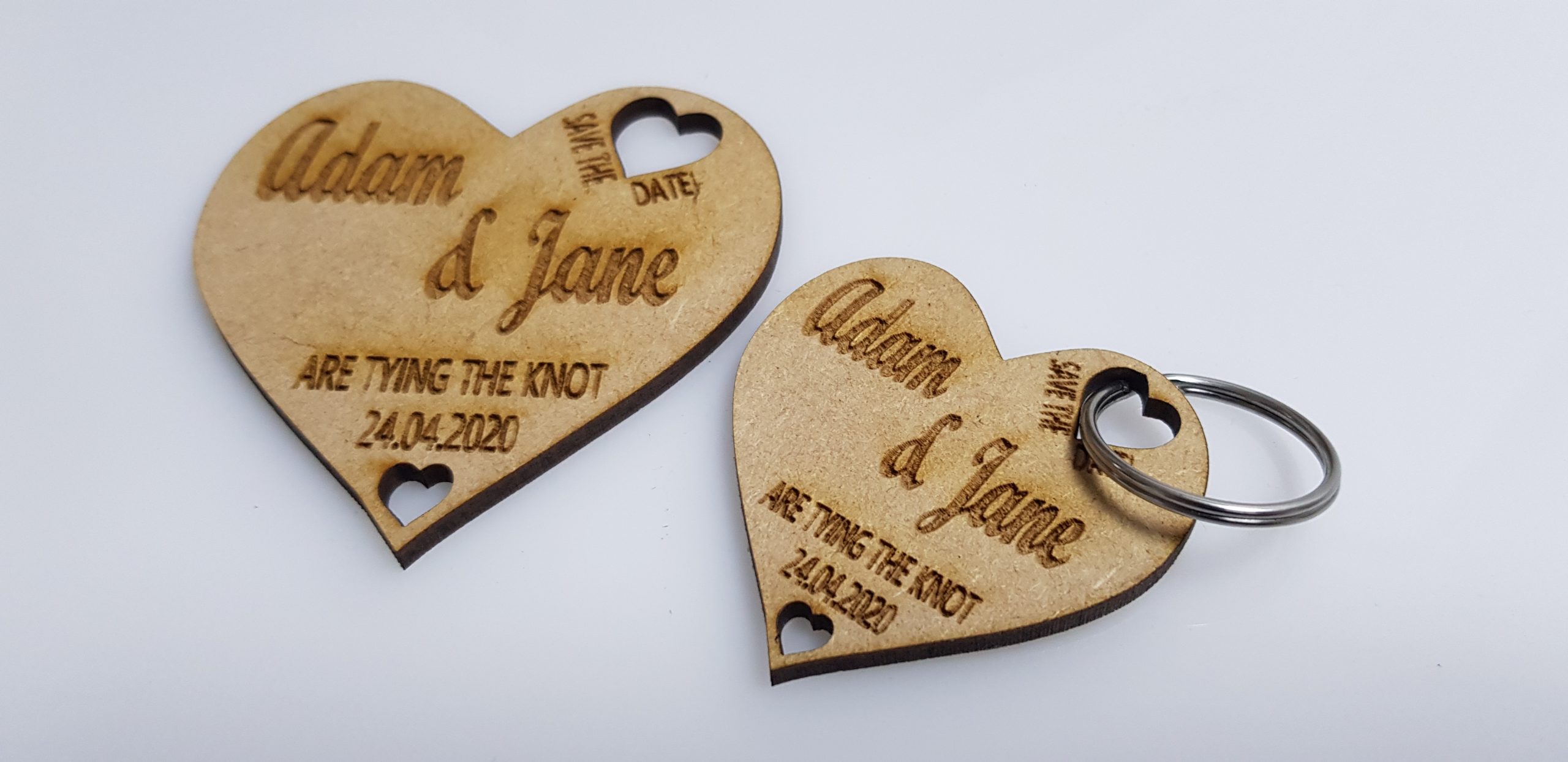 Wooden Save The Date Personalised Wedding Invitations - Image 11