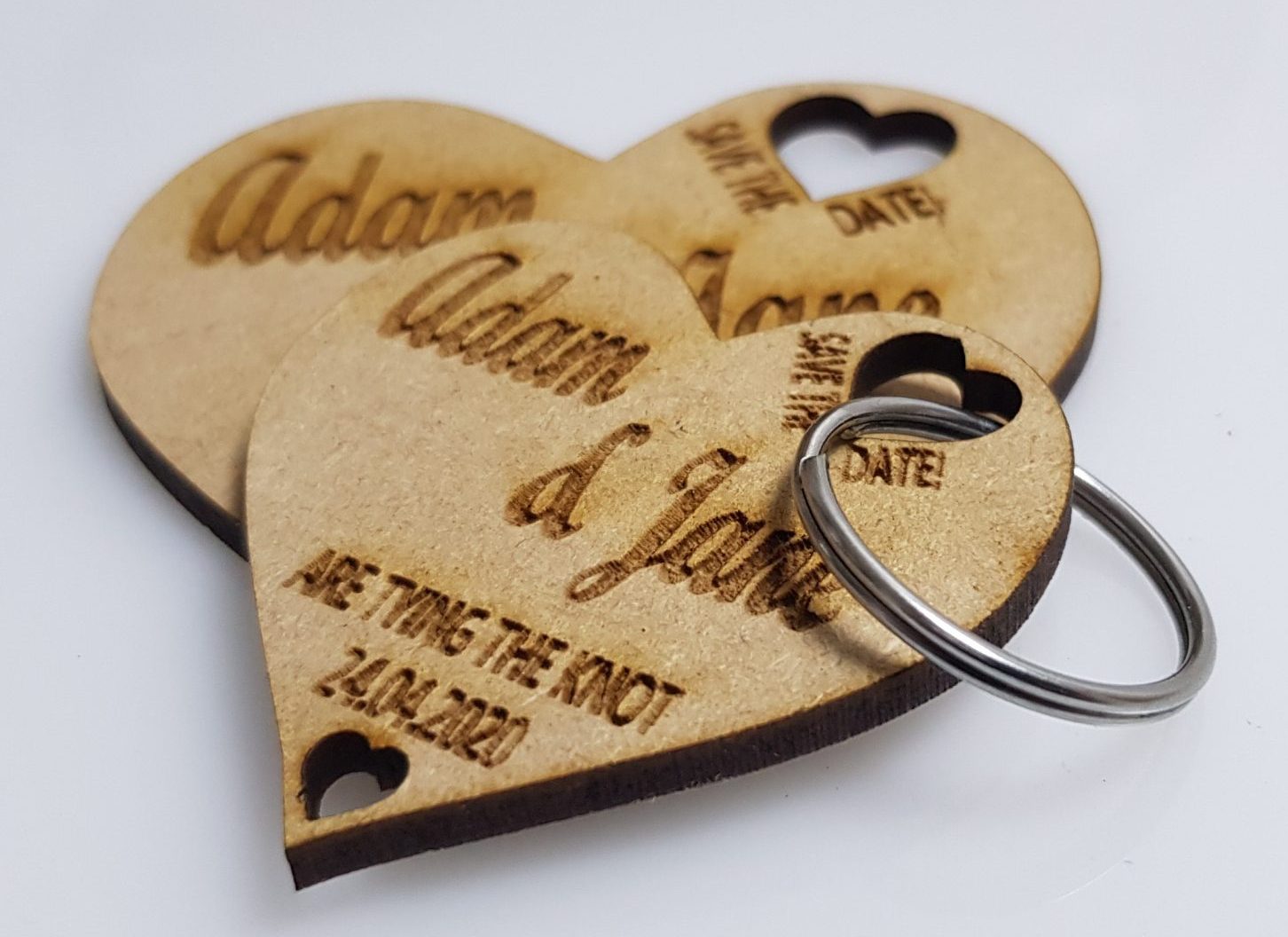 Wooden Save The Date Personalised Wedding Invitations - Image 9