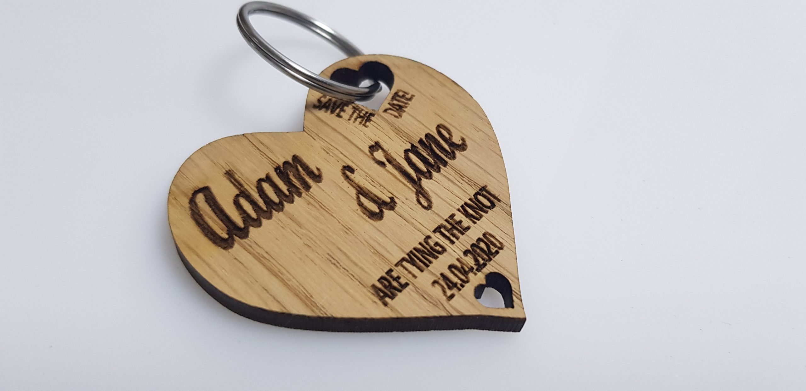 Wooden Save The Date Personalised Wedding Invitations - Image 6