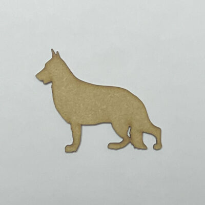 Wooden MDF German Shepherd