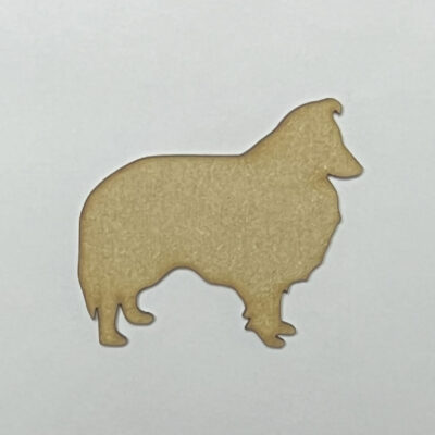 Wooden MDF Shetland Sheepdog