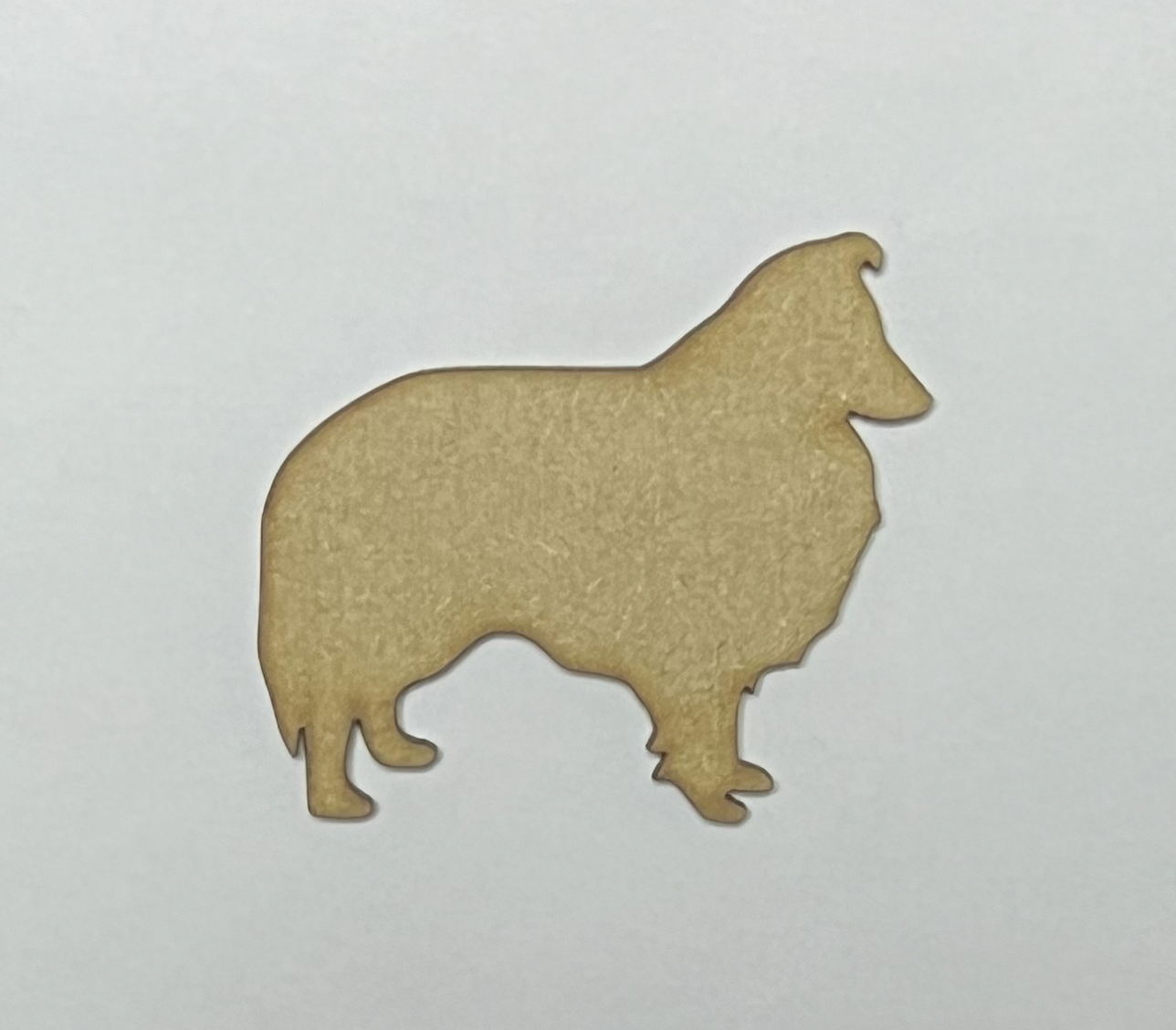 Wooden MDF Shetland Sheepdog