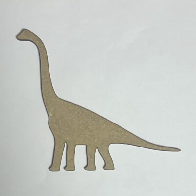 Wooden MDF Brachiosaurus Embellishment Dinosaur Craft Blank