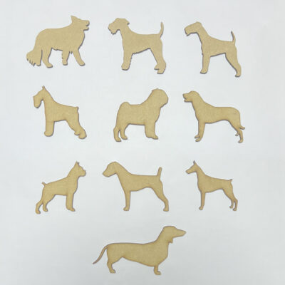 Dog Breed Craft Embellishments Set 1
