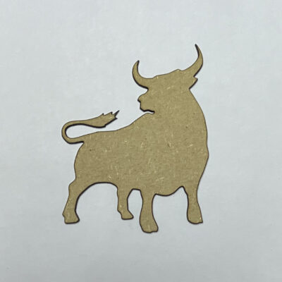 Wooden MDF Bull
