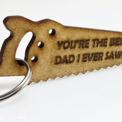 Best Dad I Ever Saw Keyring
