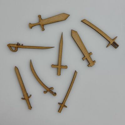 Wooden MDF Medieval Sword Craft Shapes