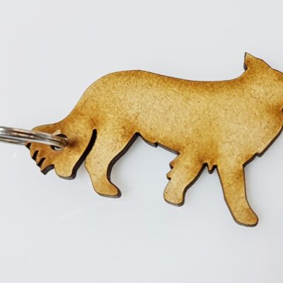 Border Collie Keyring