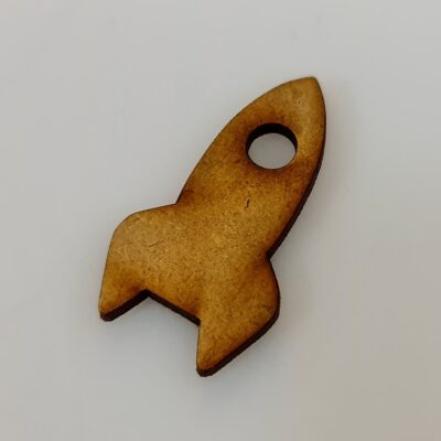 MDF Rocket Craft Embellishment