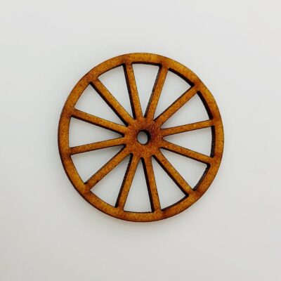 MDF Cart Wheel Craft Embellishment