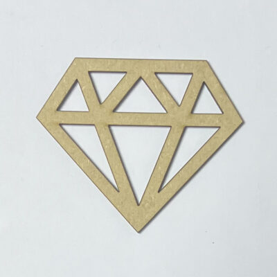 Wooden MDF Diamond Craft Shapes