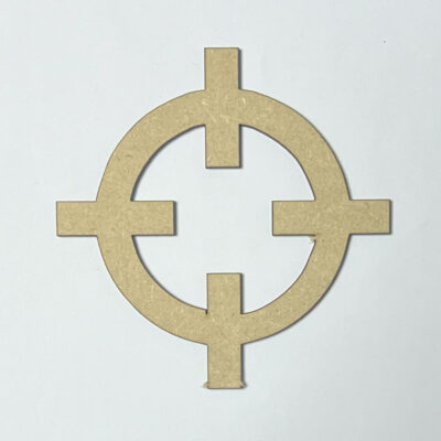 Wooden MDF Crosshair Craft Shapes