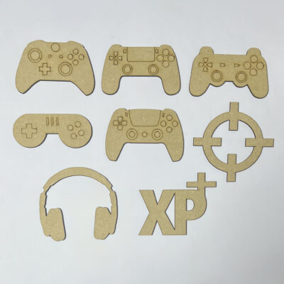 Wooden MDF Assorted Gaming Craft Shapes