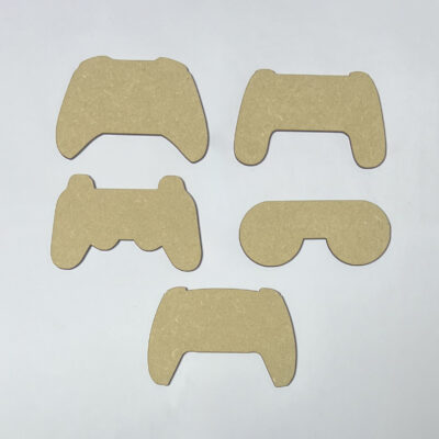 Wooden MDF Assorted Controller Craft Shapes Plain