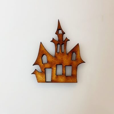 MDF Haunted House Halloween Craft Embellishment