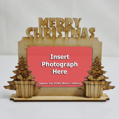 MDF Christmas Photo Frame