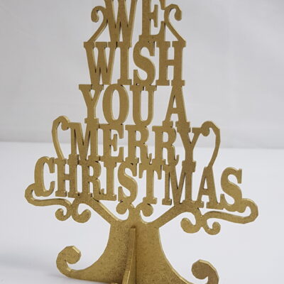 Wooden MDF Freestanding Christmas Tree