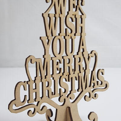 Wooden MDF Freestanding Christmas Tree