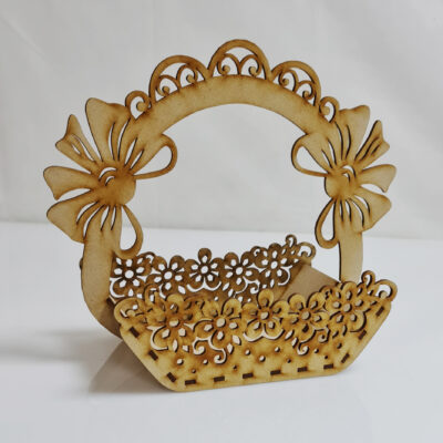 Wooden MDF Easter Egg Basket