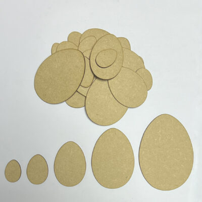 Wooden MDF Easter Egg Craft Blank Tag Craft Shape Embellishments Decoration