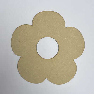 Wooden MDF Flower Craft Shape