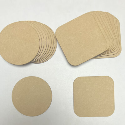 Wooden MDF Plain Coasters