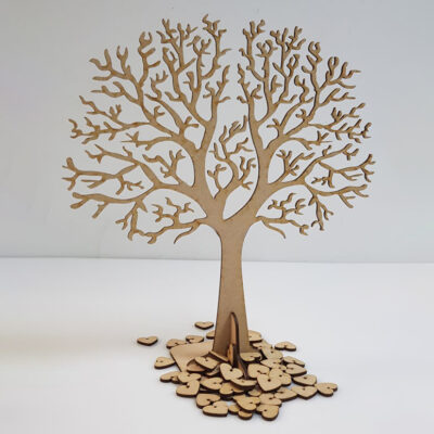 Wooden MDF Large 6mm Family Wishing Tree