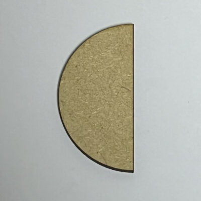 Wooden MDF Semi Circle Craft Shapes