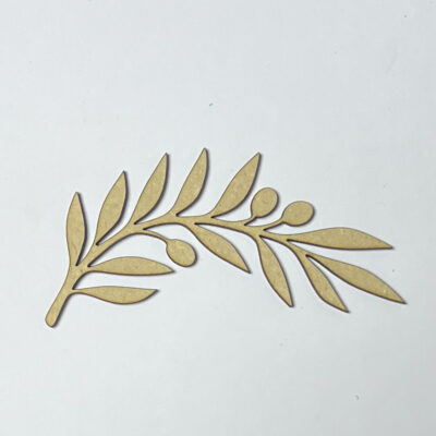 Wooden MDF Olive Branch Craft Shapes