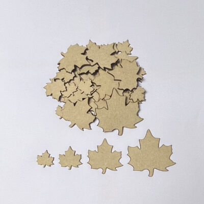 Wooden MDF Maple Leaf