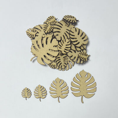 Wooden MDF Tropical Leaf