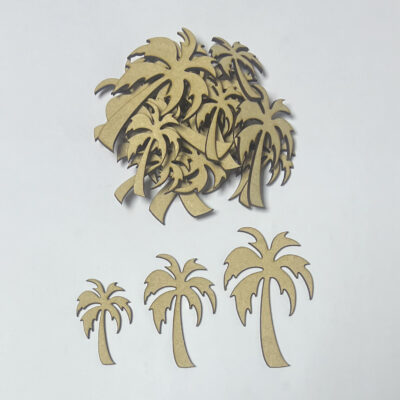 Wooden MDF Tropical Tree Craft Shapes