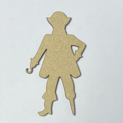 Wooden MDF Pirate Craft Shape Embellishment