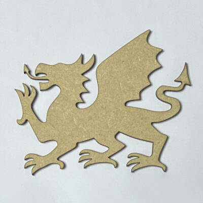 Wooden MDF Welsh Dragon Craft Shapes