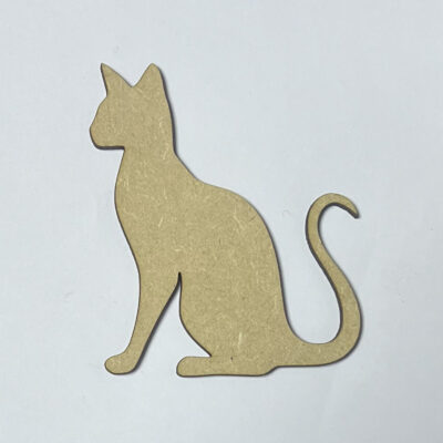 Wooden MDF Siamese Cat Craft Shapes