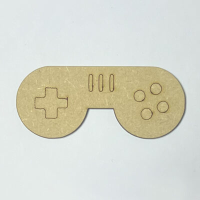 Wooden MDF Retro Controller Engraved