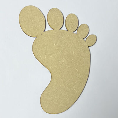 Baby Foot Craft Shapes