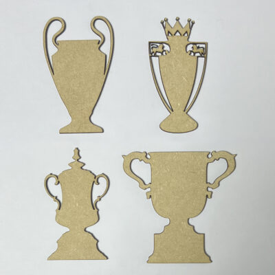 Wooden Assorted English Football Trophy
