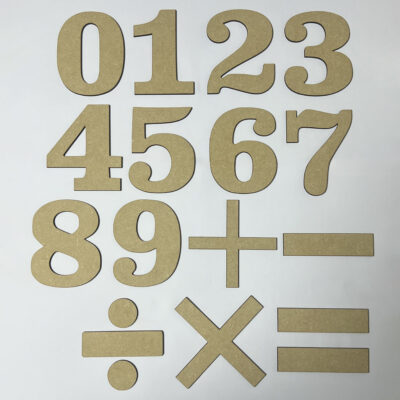 Wooden Numbers