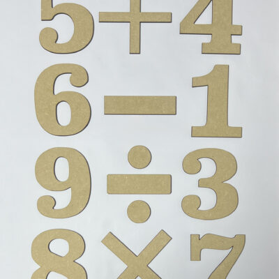 Wooden Numbers