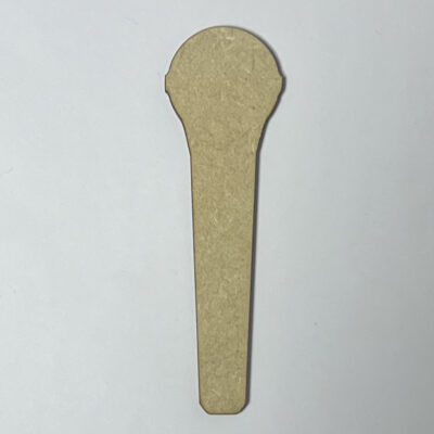 Wooden MDF Microphone Craft Shapes
