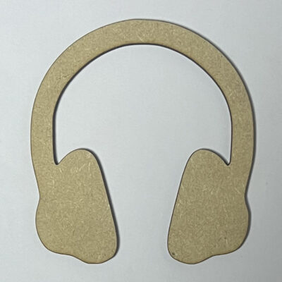 Wooden MDF Headphones Craft Shapes