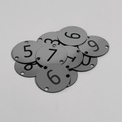 Steel Effect Table Numbers